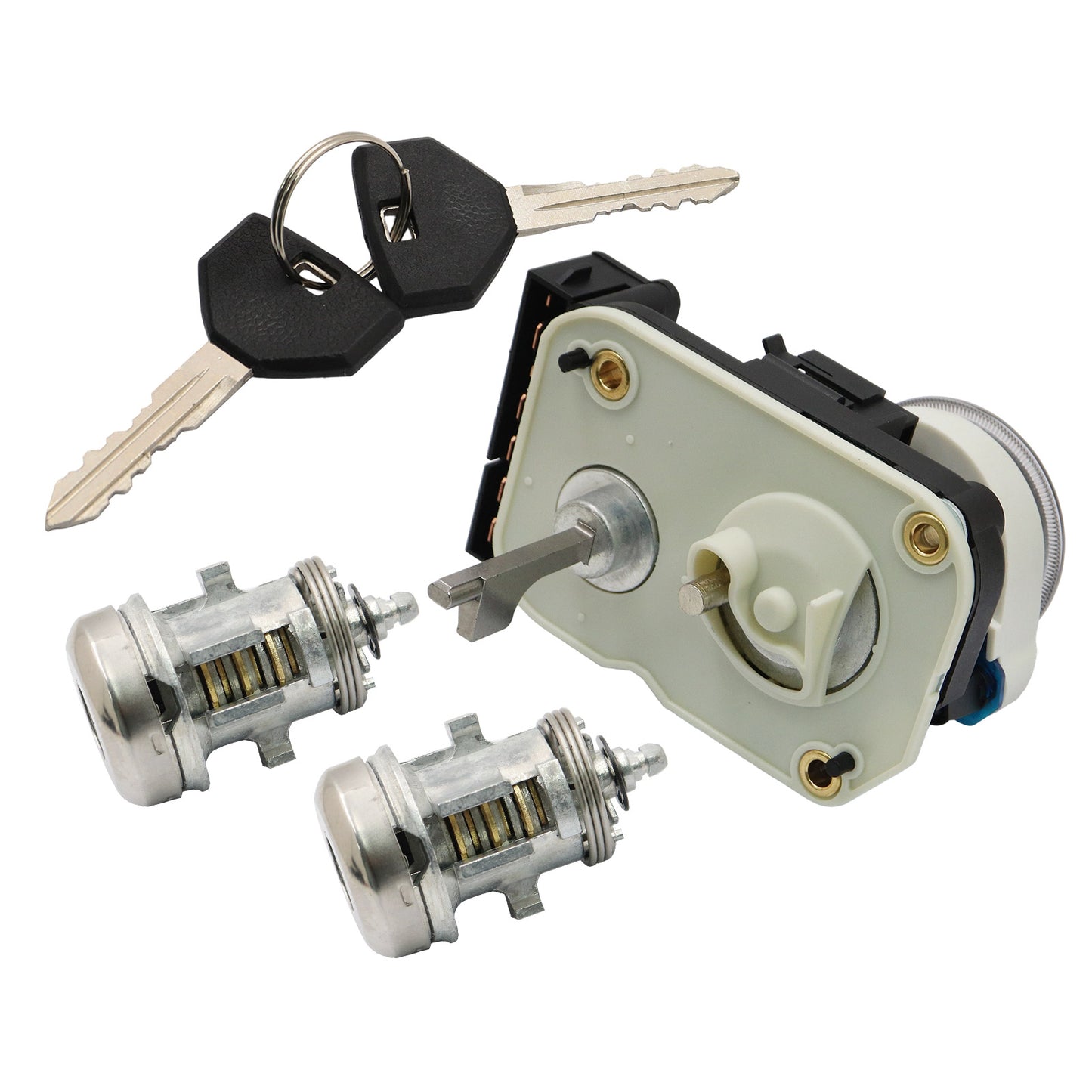For JEEP GRAND CHEROKEE 1998 DODGE DAKOTA 98-00 Ignition Door Lock Switch +Keys