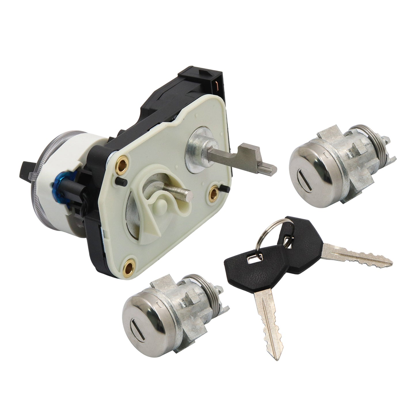 For JEEP GRAND CHEROKEE 1998 DODGE DAKOTA 98-00 Ignition Door Lock Switch +Keys