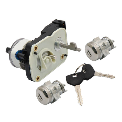 For JEEP GRAND CHEROKEE 1998 DODGE DAKOTA 98-00 Ignition Door Lock Switch +Keys