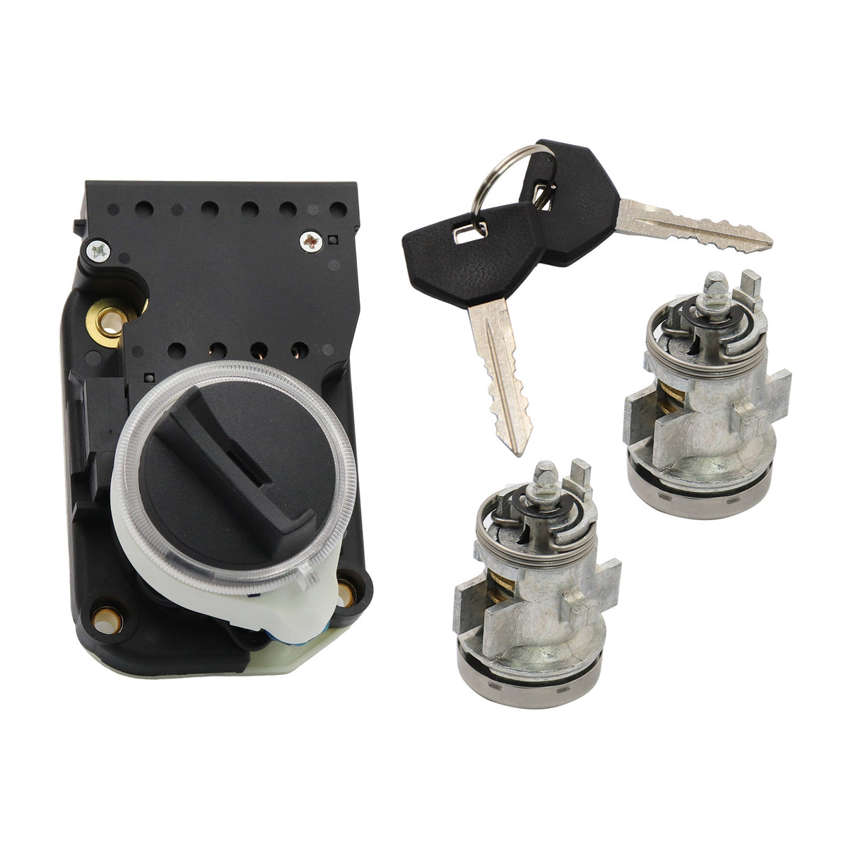 For JEEP GRAND CHEROKEE 1998 DODGE DAKOTA 98-00 Ignition Door Lock Switch +Keys