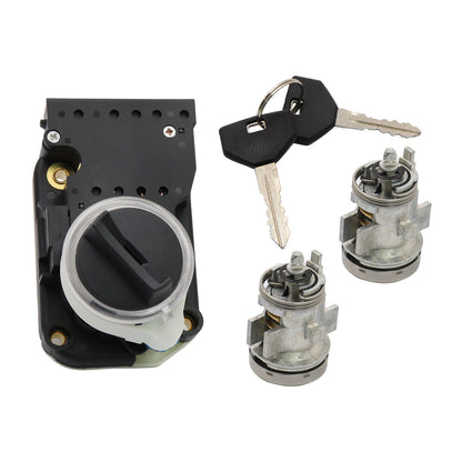 For JEEP GRAND CHEROKEE 1998 DODGE DAKOTA 98-00 Ignition Door Lock Switch +Keys
