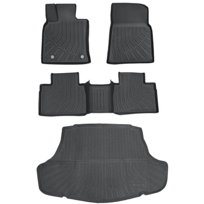 For 2025 Toyota Camry Gas Hybrid TPE Floor Mats & Cargo Trunk Liner Waterproof