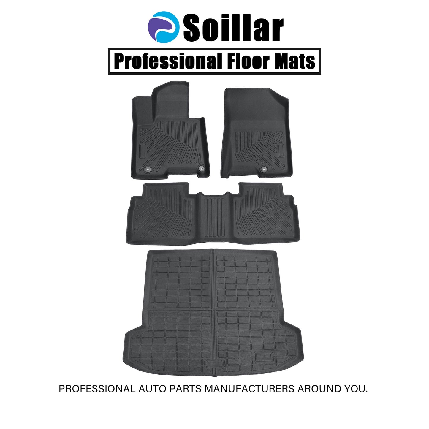 TPE Floor Mats & Trunk Cargo Liner Fits 2020-2024 Hyundai Tucson Plug-in Hybrid