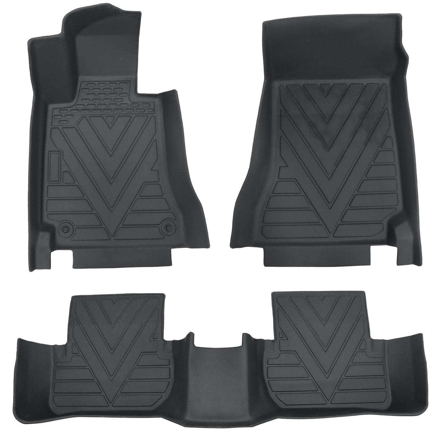 Floor Mats Liner For 2007-2014 Mercedes-Benz C Class W204 S204 TPE Waterproof