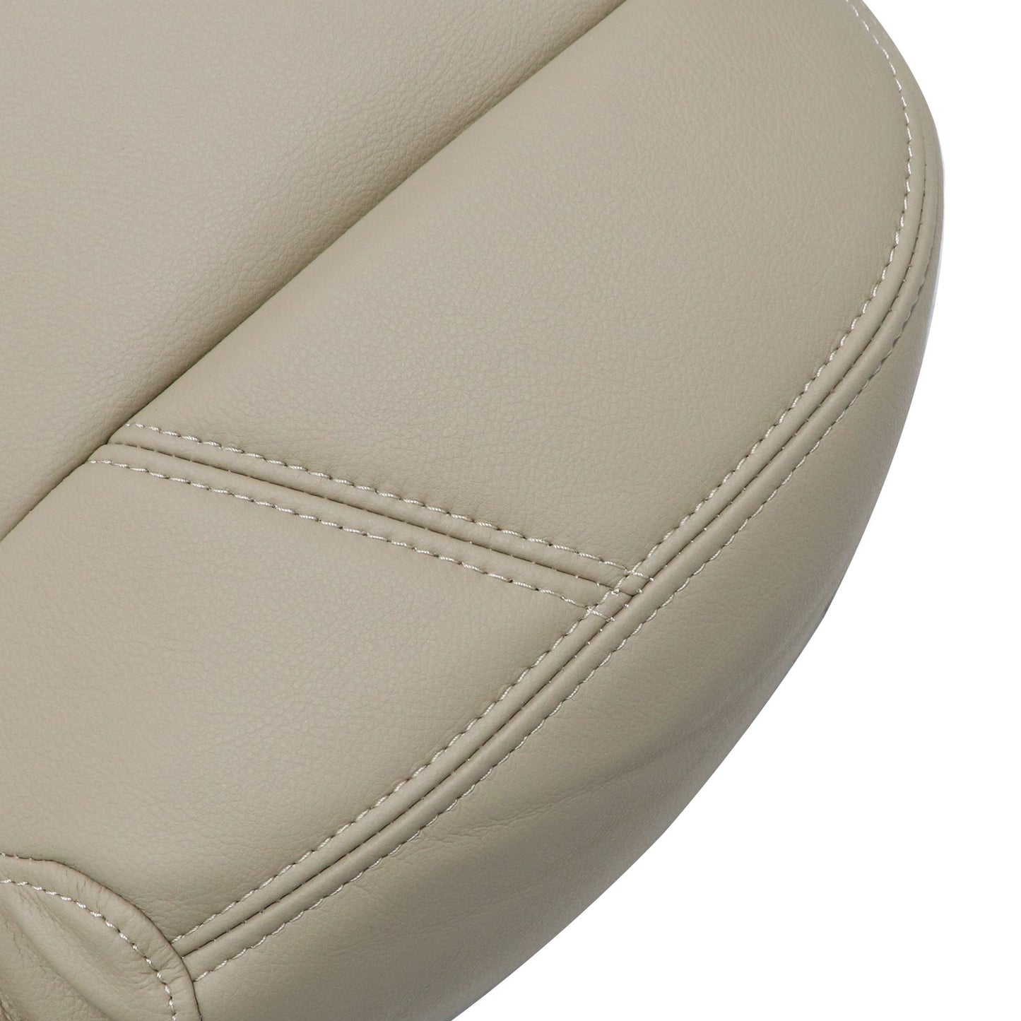 2007-2014 For Chevy Silverado GMC Sierra 2nd Row Driver Bottom Seat Cover Tan