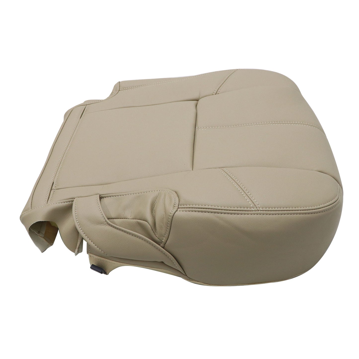 2007-2014 For Chevy Silverado GMC Sierra 2nd Row Driver Bottom Seat Cover Tan