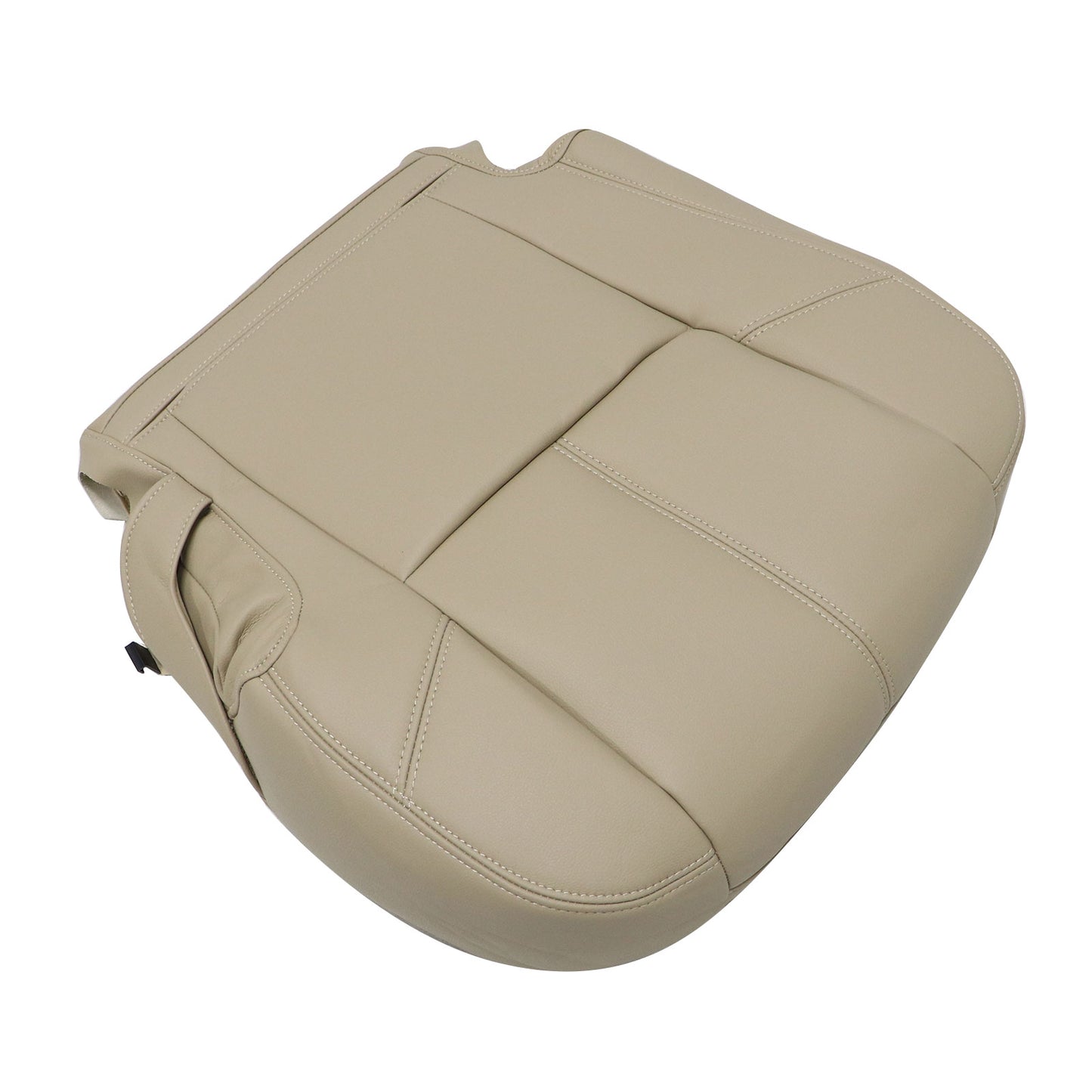 2007-2014 For Chevy Silverado GMC Sierra 2nd Row Driver Bottom Seat Cover Tan