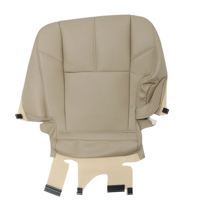 2007-2014 For Chevy Silverado GMC Sierra 2nd Row Driver Bottom Seat Cover Tan
