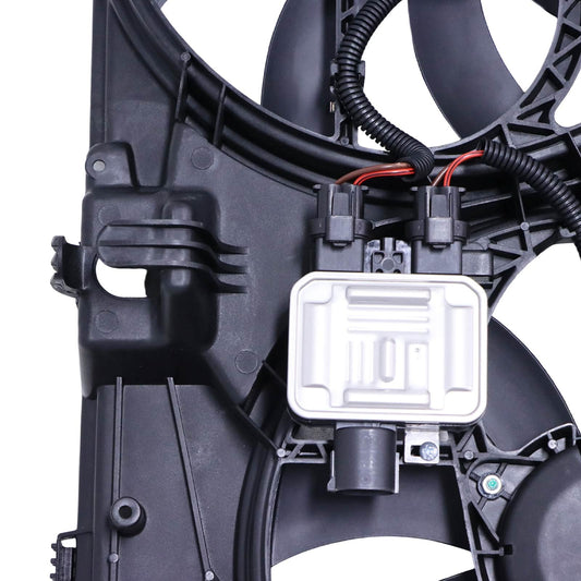 Radiator Fan Assembly with Shroud for 2009 Ford Flex 3.5L V6-8A8Z8C607A