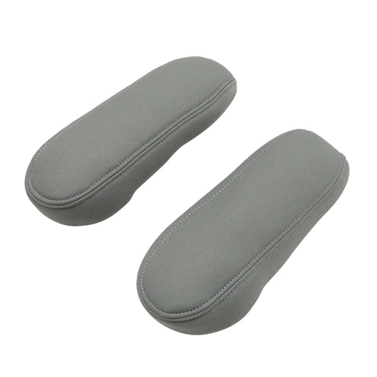 For 2003-2007 Ford F250 Lariat XLT Driver & Passenger Armrest Cloth Cover Gray