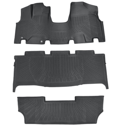 TPE Floor Mats For 2005 2006 2007 2008 2009 2010 Honda Odyssey 3Row Floor Liners