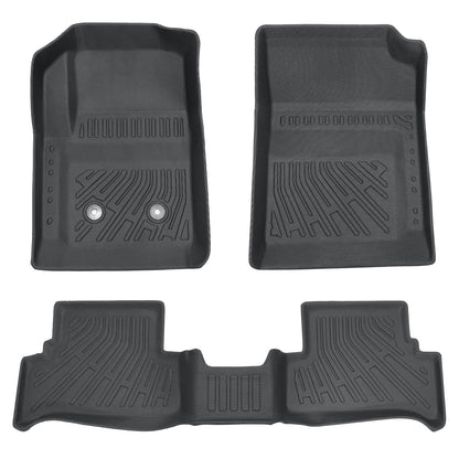 Floor Mats Liner Fits 2015-2022 Chevy Colorado GMC Canyon Extended Cab TPE Black