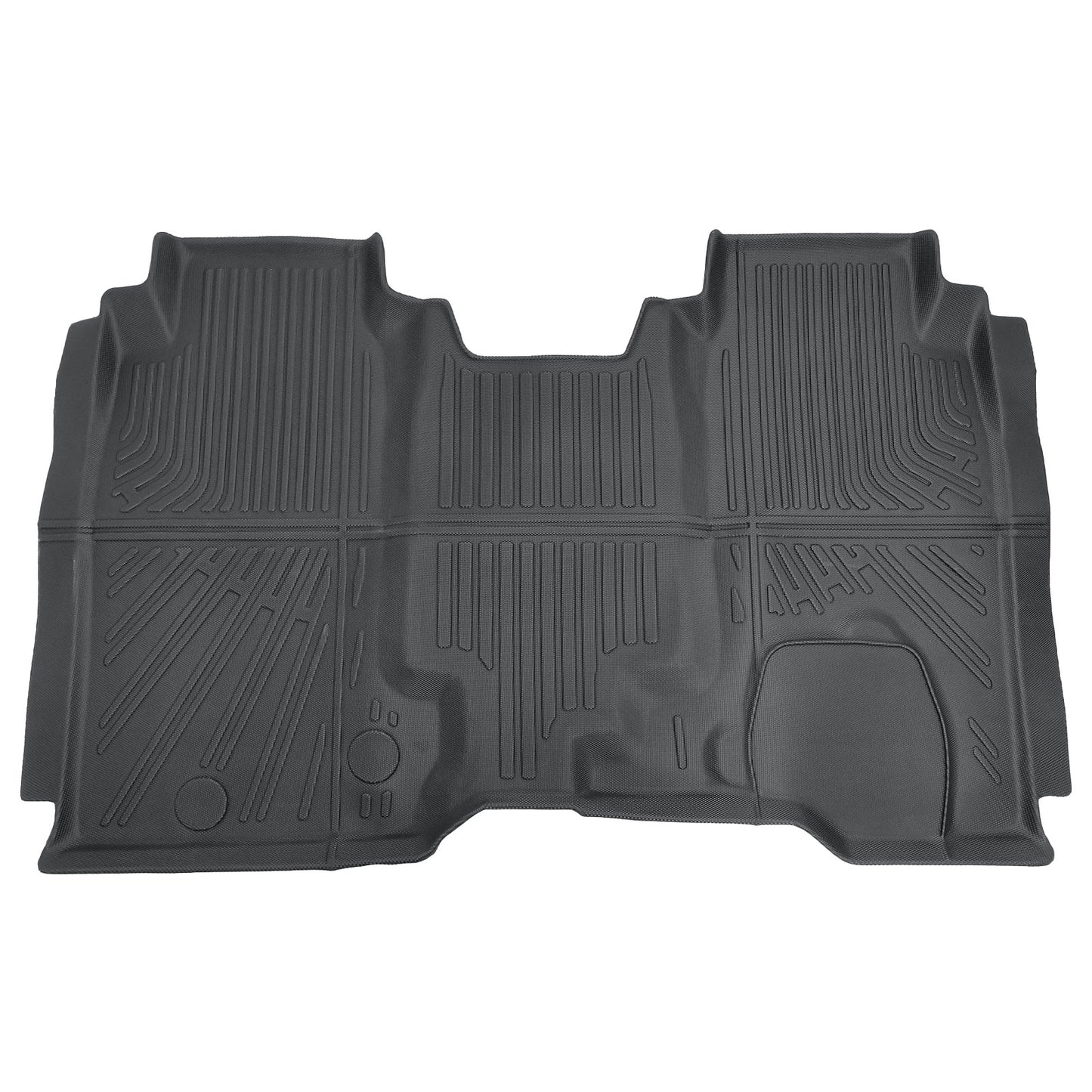 For 2024 2025 Chevy Silverado EV WT TPE Front & Rear Floor Mats Liners Set 3Pcs