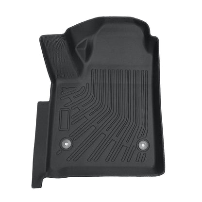 For 2024 2025 Chevy Silverado EV WT TPE Front & Rear Floor Mats Liners Set 3Pcs