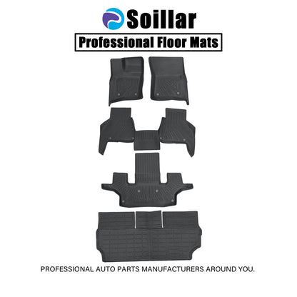 Floor Mats & Trunk Liners Set For 2025-26 Land Rover Defender 130 7&8 Seater TPE