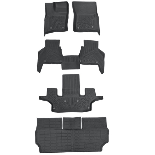 Floor Mats & Trunk Liners Set For 2025-26 Land Rover Defender 130 7&8 Seater TPE