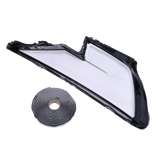 Left Driver Side Headlight Lens Cover Shell+Glue For Audi Q8 SQ8 2019-2023