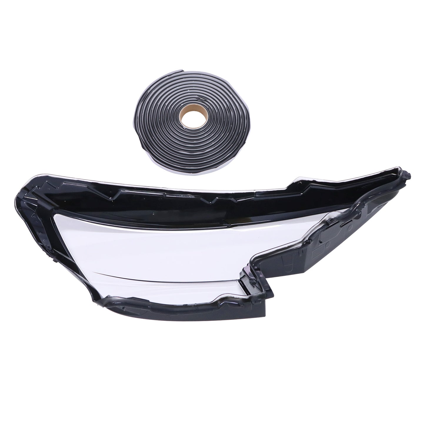 Left Driver Side Headlight Lens Cover Shell+Glue For Audi Q8 SQ8 2019-2023