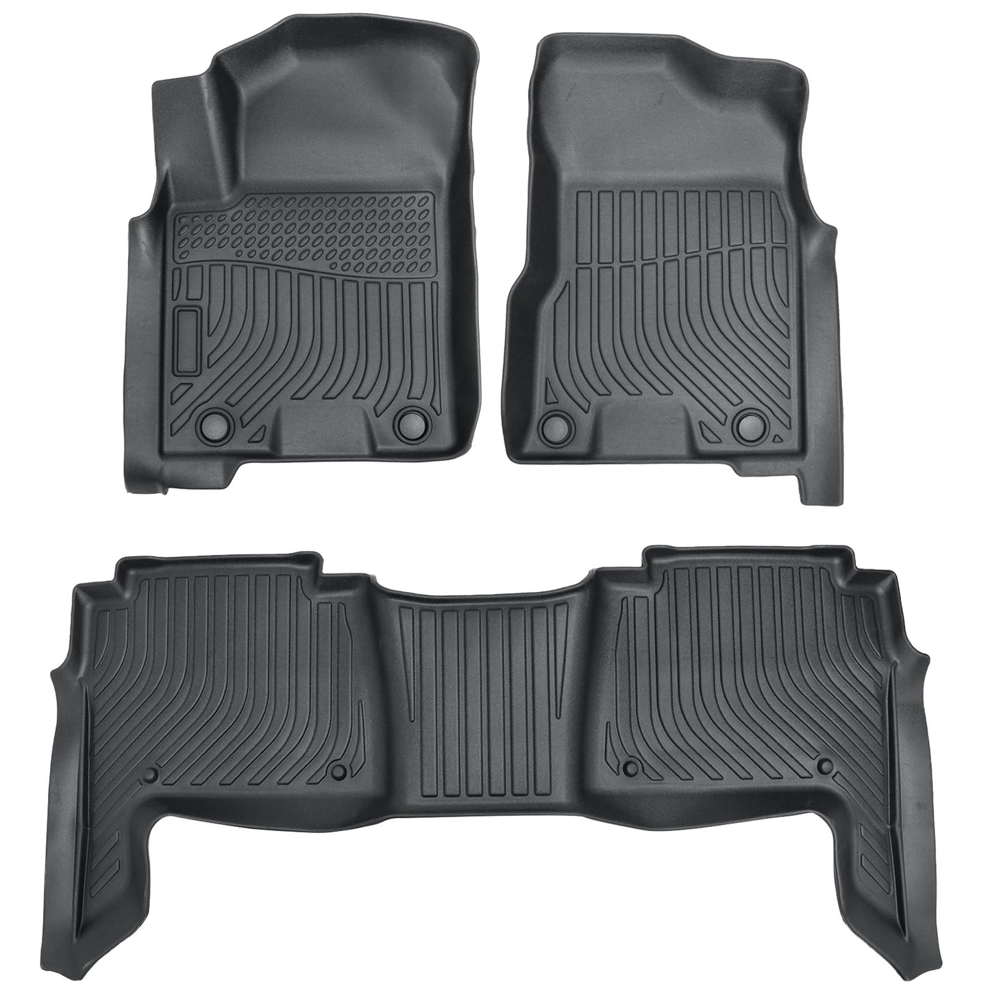 Floor Mats Liner For 2019-2024 Nissan Armada Infiniti QX80 All Weather TPE 3PCS