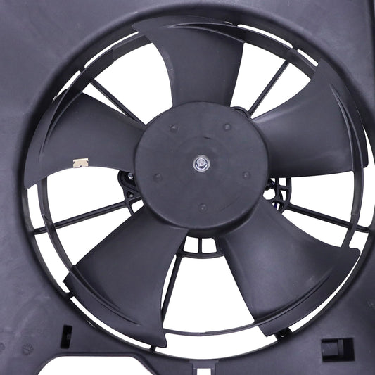 Pair of L/R AC Condenser Fan Assemblies with Shroud for Acura ILX 16-21