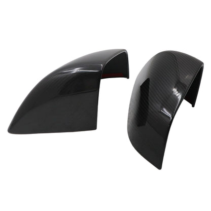 For 16-2025 Tesla Model X Side Mirror Covers Cap Direct Add-on Real Carbon Fiber