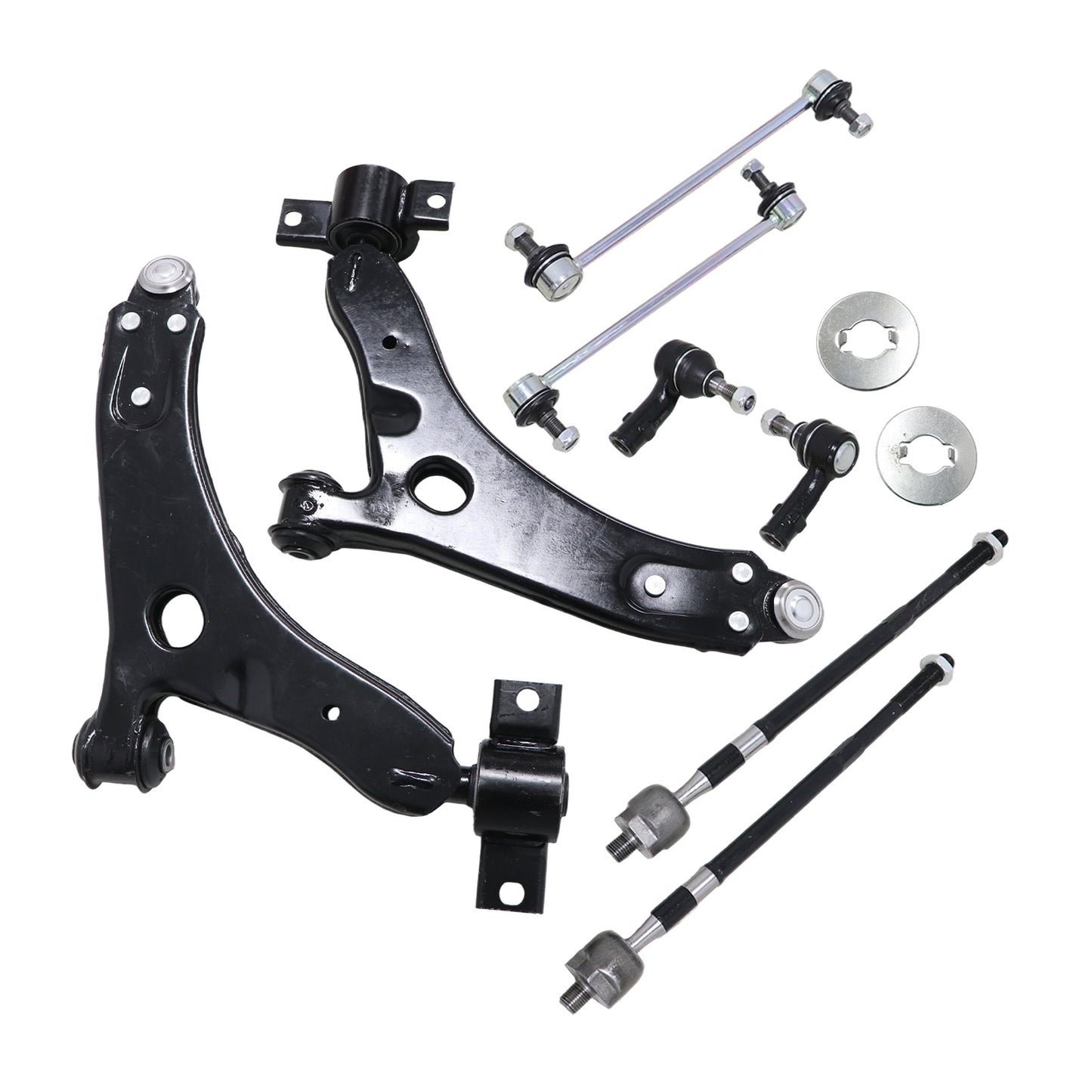 Fit Ford Focus 2006-2011 Suspension Kit 8pcs Front Lower Control Arms Tie Rods