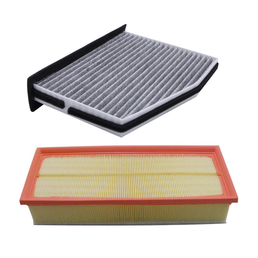 Air Cabin Filters Kit For Volkswagen Jetta Tiguan Passat Golf Audi Q3 XC35586