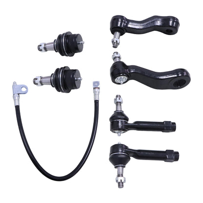 13Pc For GMC Yukon 4WD 2001-2006 Front Upper Control Arms Idler Arm Tie Rods Kit