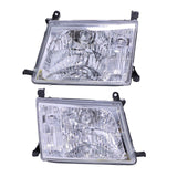 Pair For 98-05 Toyota Land Cruiser 100 Headlights Halogen lamp Set Left + Right