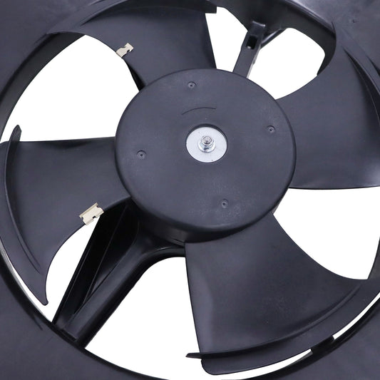 New 2PCS AC Condenser Cooling Fan Left & Right For Honda Civic 2001-2005