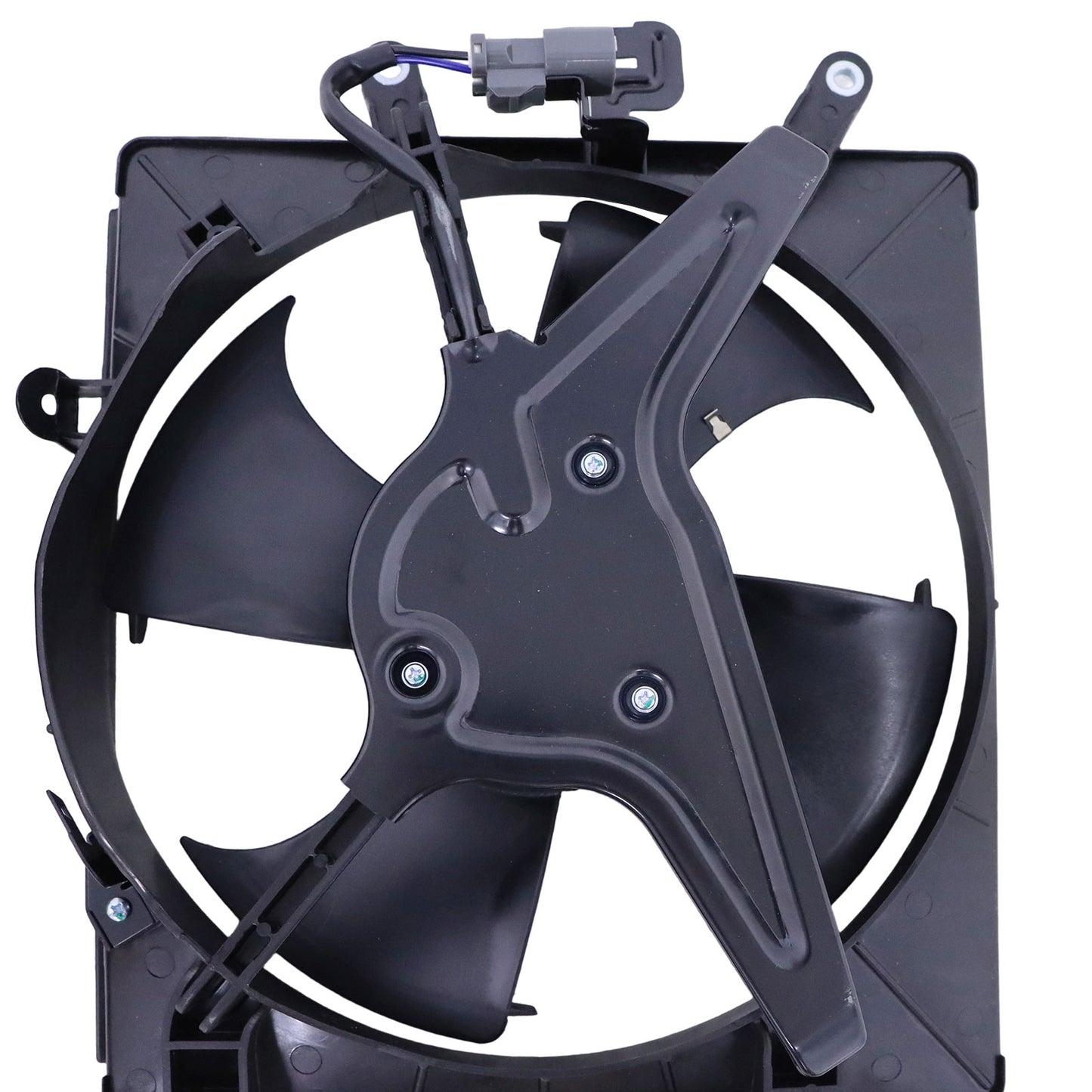 New 2PCS AC Condenser Cooling Fan Left & Right For Honda Civic 2001-2005