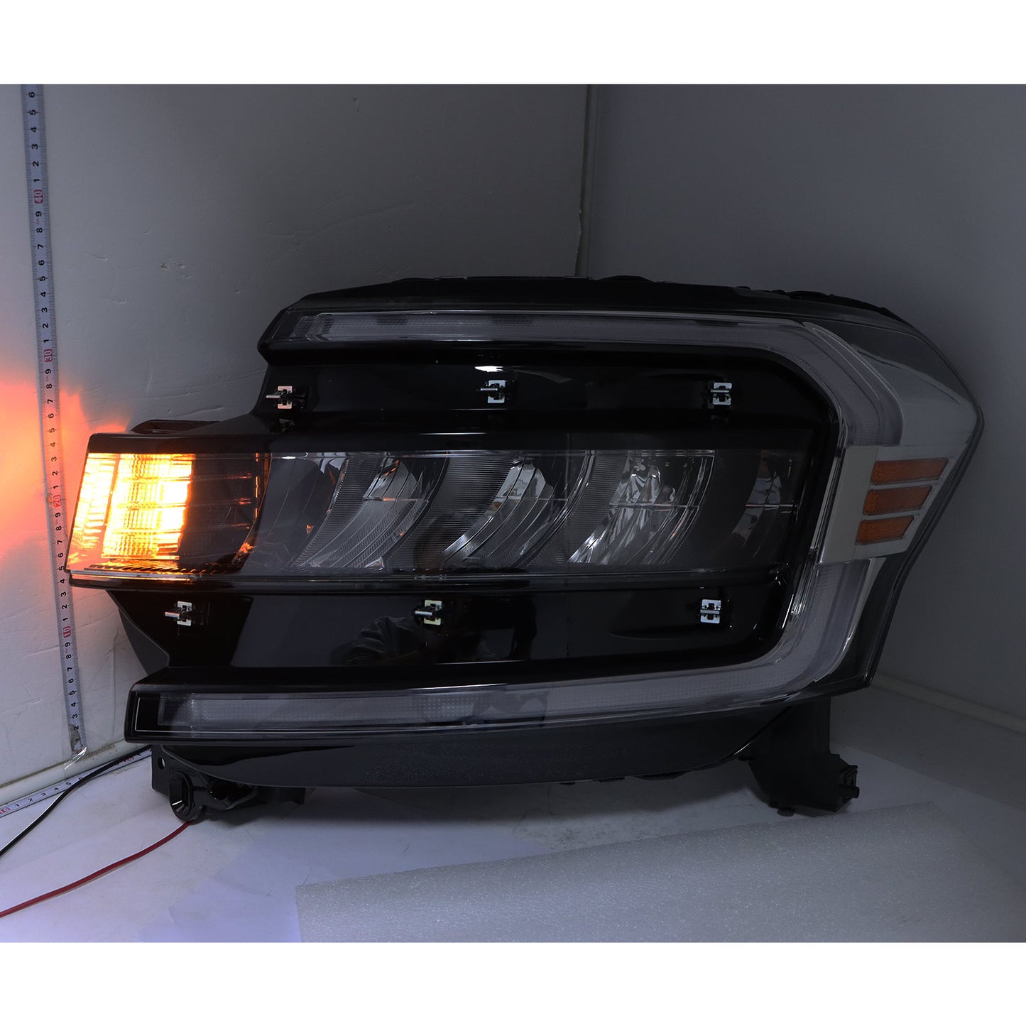 For Ford Expedition 2022-24 Driver Full LED Headlight Chrome Trim w/DRL Module