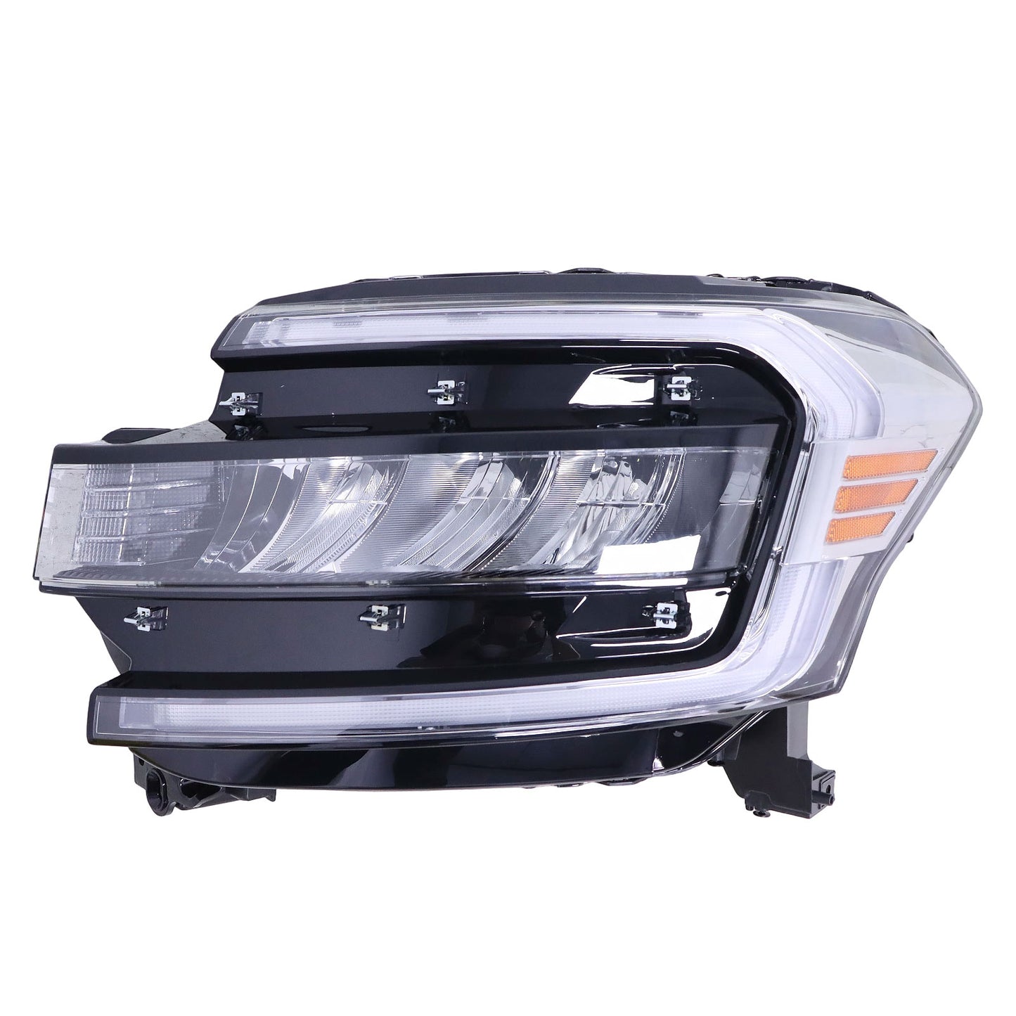 For Ford Expedition 2022-24 Driver Full LED Headlight Chrome Trim w/DRL Module