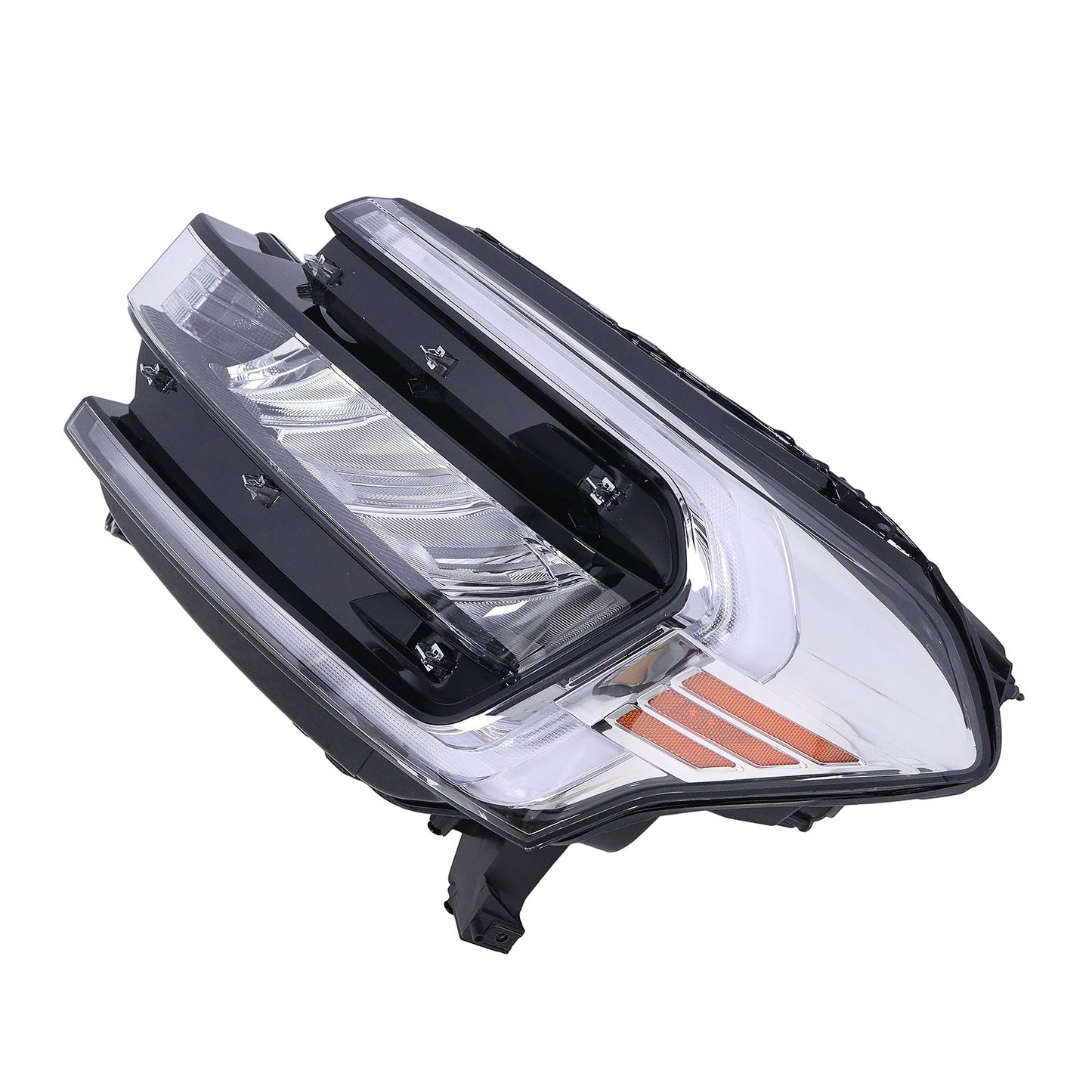 For Ford Expedition 2022-24 Driver Full LED Headlight Chrome Trim w/DRL Module