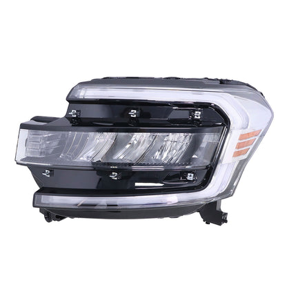 For Ford Expedition 2022-24 Driver Full LED Headlight Chrome Trim w/DRL Module