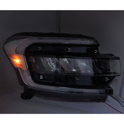 For Ford Expedition 22-24 Passenger Full LED Headlight Chrome Trim w/DRL Module