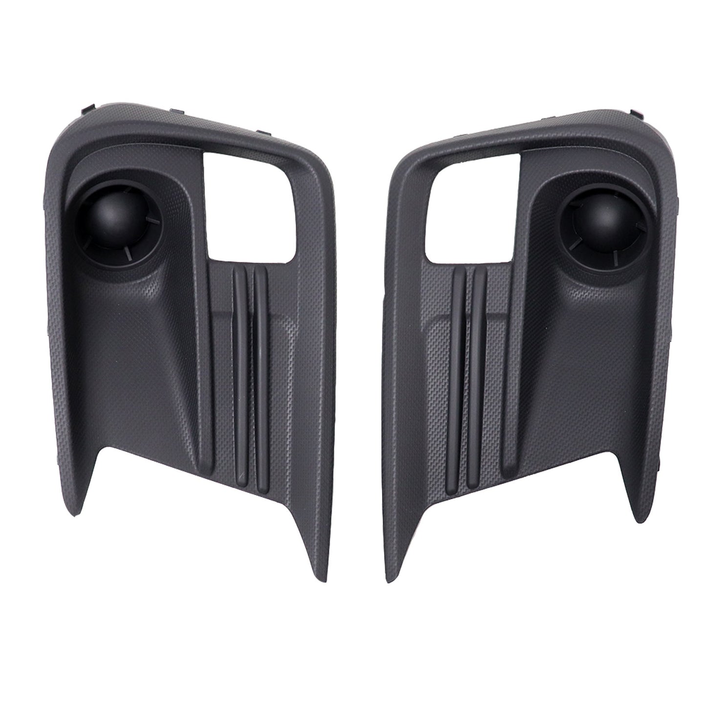 Balck Front Left+Right Fog Lamp Bezel Covers For 2018-2021 Subaru WRX