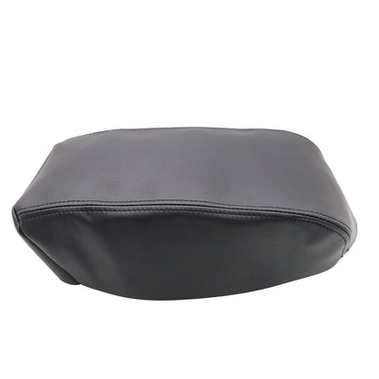 Black Leather Center Console Lid Armrest Cover For Subaru Forester 2019 2020-24