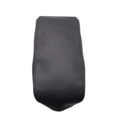 Black Leather Center Console Lid Armrest Cover For Subaru Forester 2019 2020-24