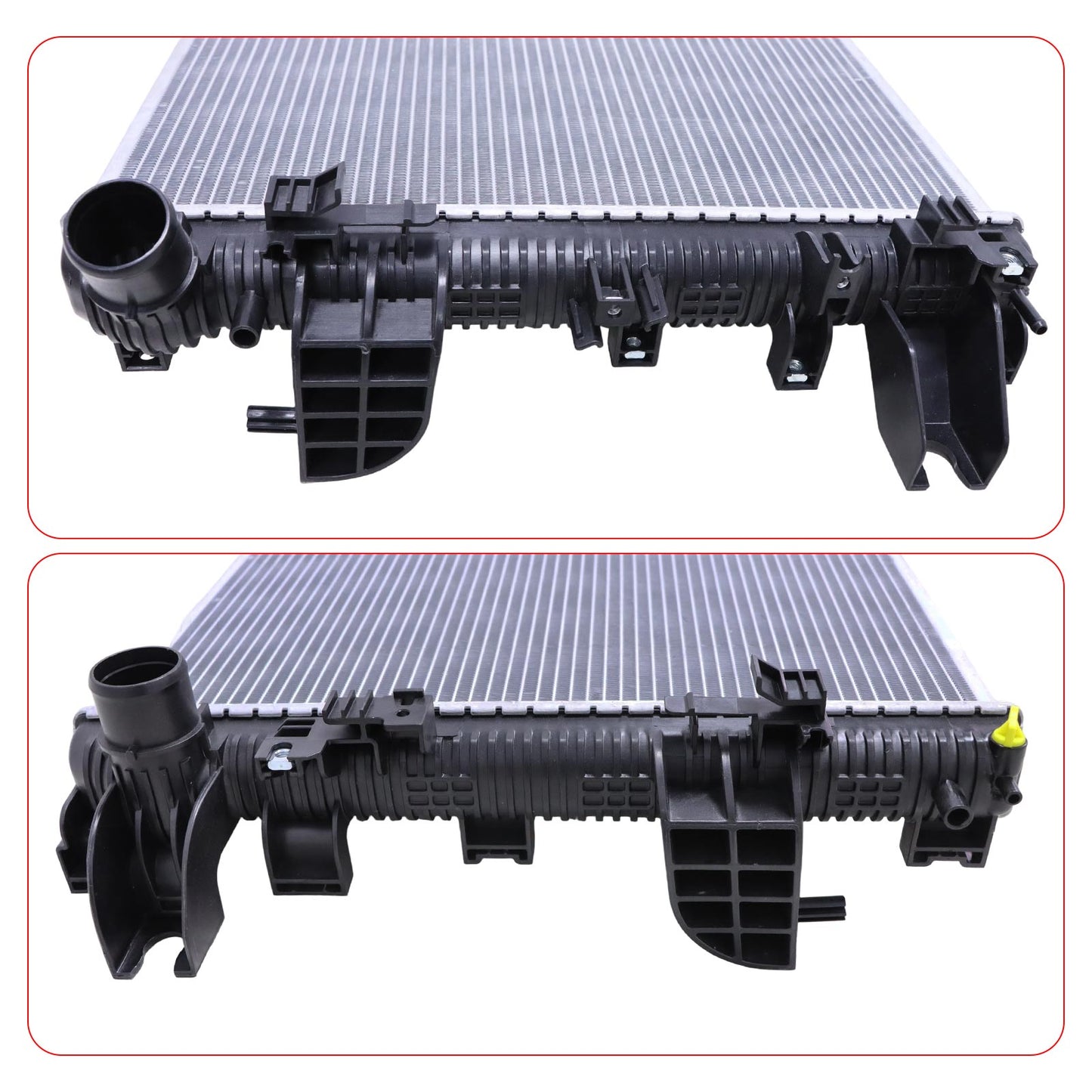 Set of 1 Radiator For 2019-2024 RAM 2500/3500 6.4L CU13895 68322493AA
