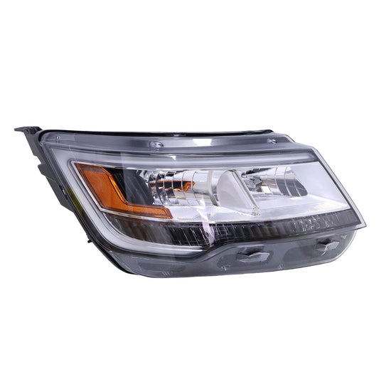 FB5Z13008B Right LED Headlight For 2016-2019 Ford Explorer Base W/O DRL