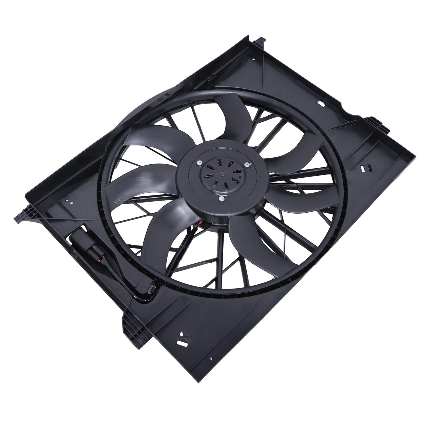 FIT Mercedes Benz W211 W219 E320 E350 E500 E550 Radiator Cooling Fan Assembly