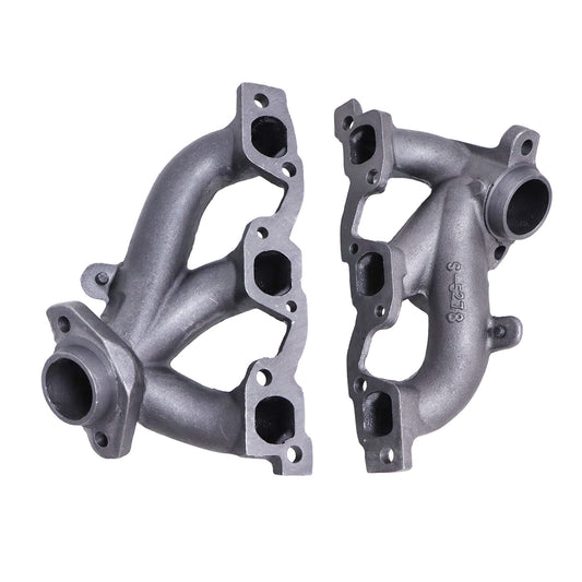 2X Exhaust Manifolds Left & Right 4666026AA 4666026AB for Jeep Wrangler JK 3.8L