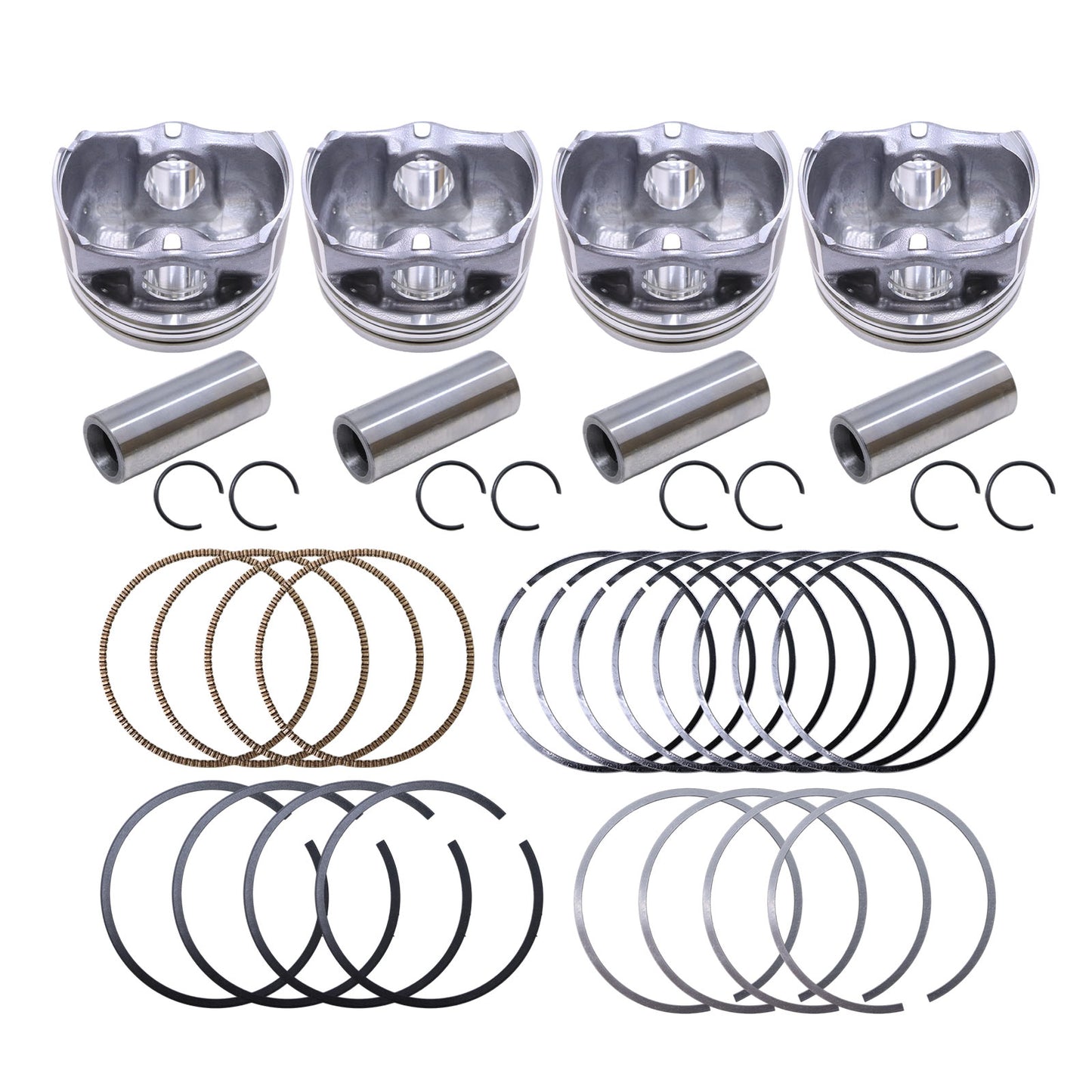 Pistons & Ring Kit Set For Buick Verano Regal Chevrolet Equinox Malibu GMC 1.5T