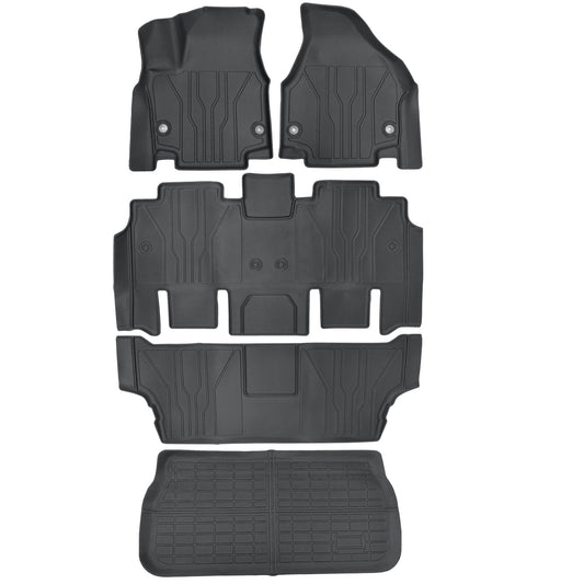 Floor Mats+Trunk Cargo Liner For 2017-2025 Chrysler Pacifica/Voyager All Weather