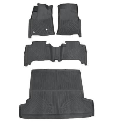 For 2003-09 Toyota 4Runner TPE Floor Mats Liners+Trunk Cargo Liner All Weather