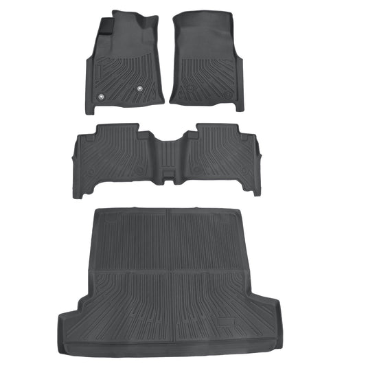 For 2003-09 Toyota 4Runner TPE Floor Mats Liners+Trunk Cargo Liner All Weather