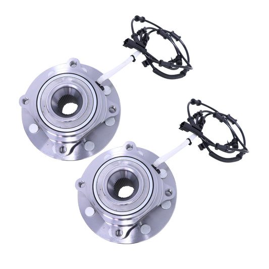 4WD (2) Front Wheel Bearing Hub For 2014-2018 Ram 2500 3500 6.4L 6.7L 8LUG w/ABS