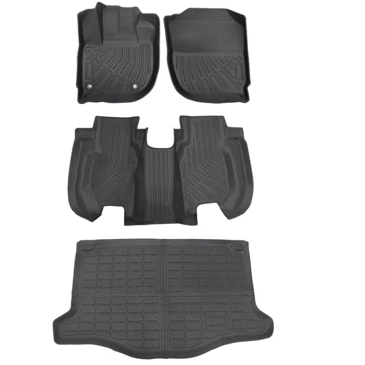 For 2015-2020 Honda Fit 4Door TPE Floor Mats+Trunk Cargo Liner All Weather New