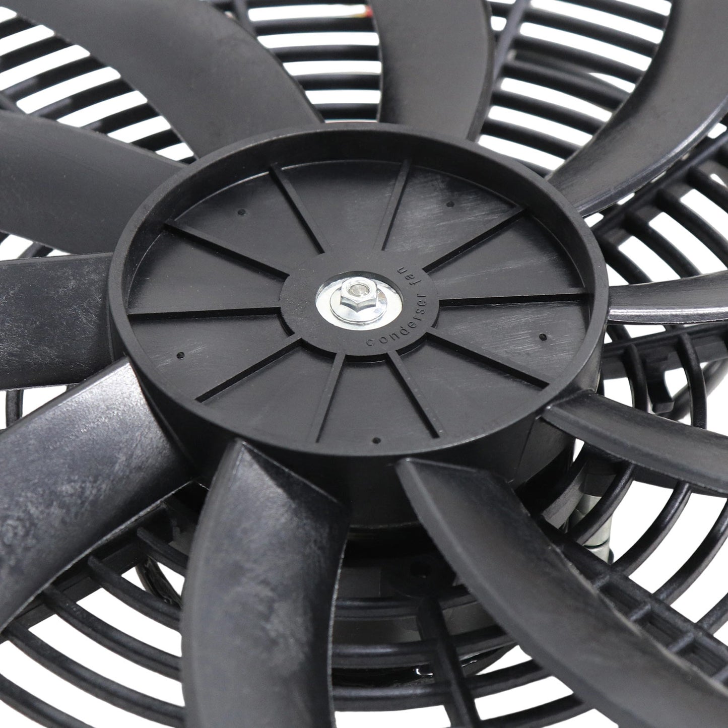 car and truck radiator cooling fan,16-17 inch large size,12-volt 180-watt motor